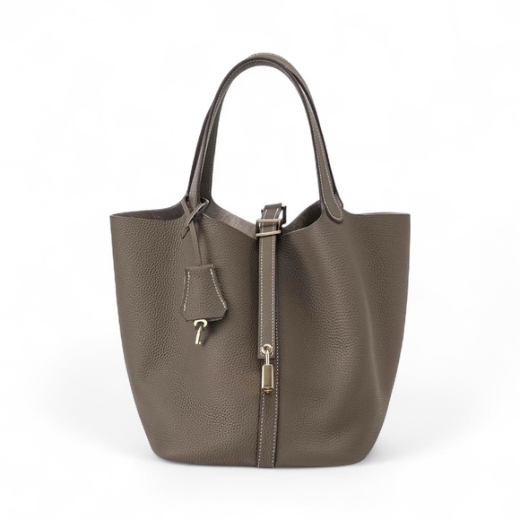 🆕 SADI | Leather Bucket Tote NWT - Picture 2 of 6